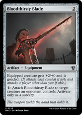 Lâmina Sedenta de Sangue / Bloodthirsty Blade - Magic: The Gathering - MoxLand